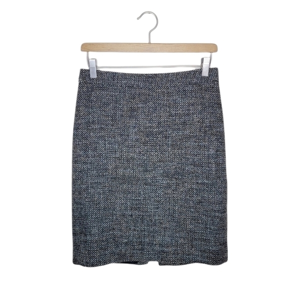 Ann Taylor | Brown & Tan Tweed Petite Pencil Skirt - Picture 1 of 5